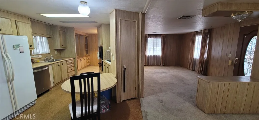Picture of the kitchen from the family room area.
