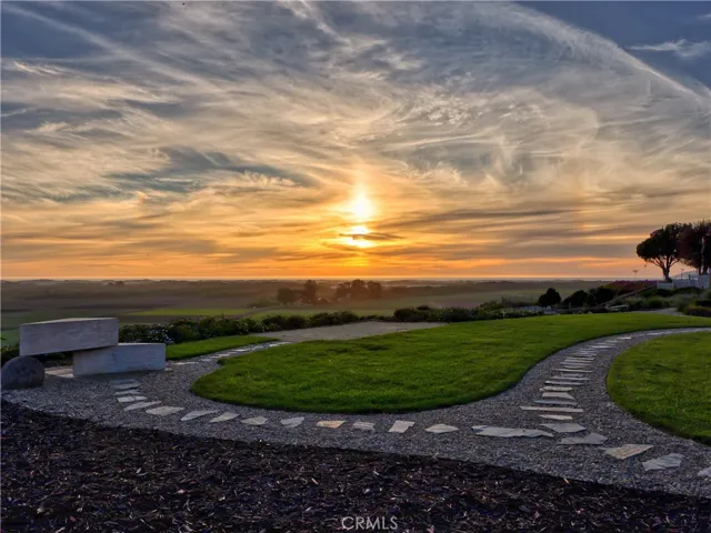 Sunset view over the ocean