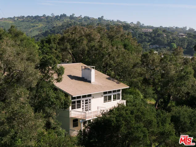 Aerial toward ocean