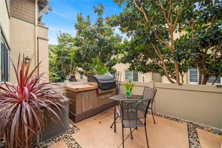 Private enclosed patio with BBQ