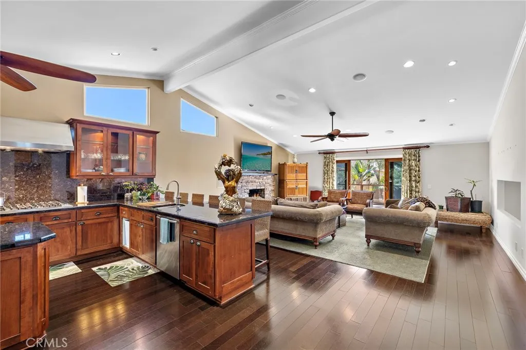 Open Kitchen and Living  Room