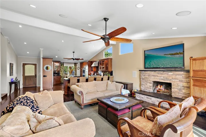 Living Room with Fireplace