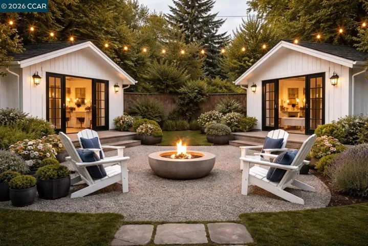 here is an idea of what the ADUs could look like on the back extra lot