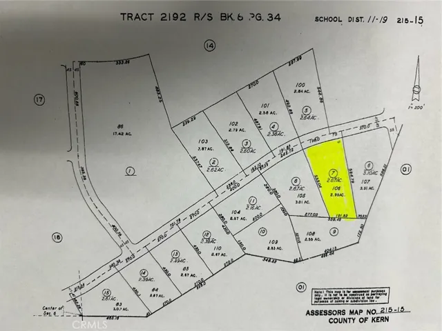 Assessors map