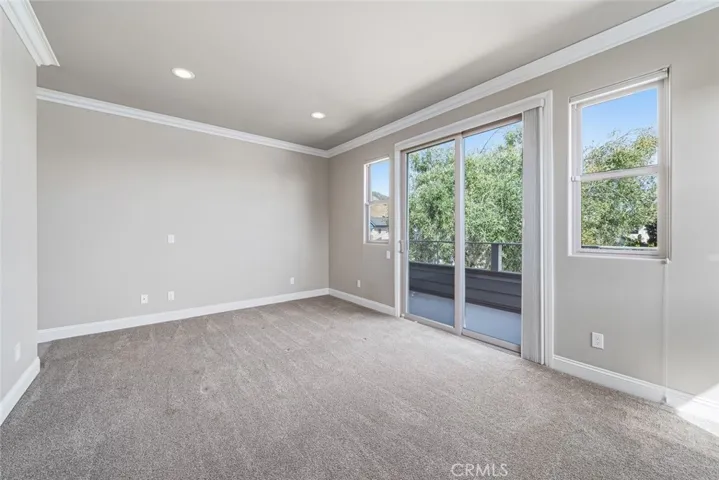 Upstairs Bedroom with balcony and ocean views