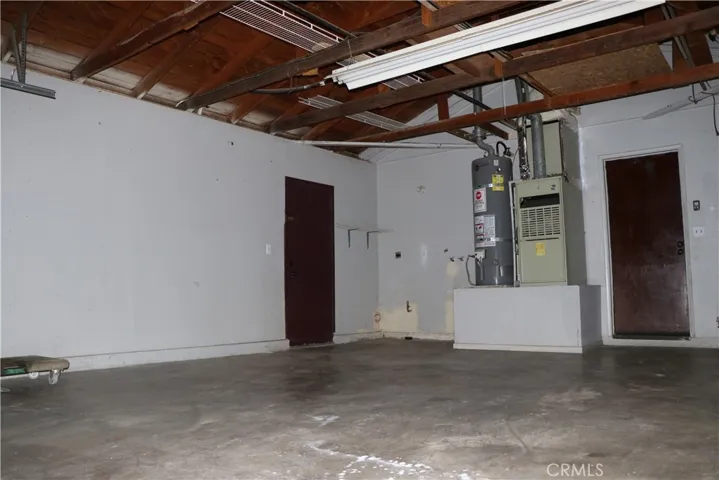 Double car attached garage w laundry hook ups