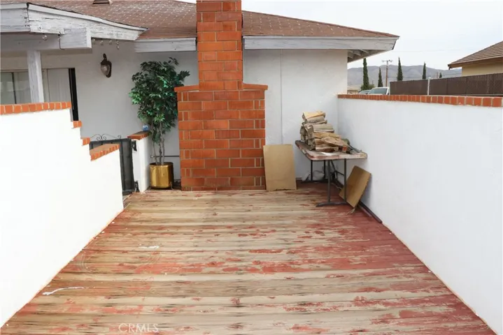 Side of Backyard Patio