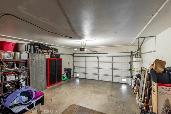 2 spaces - full size attached garage.
