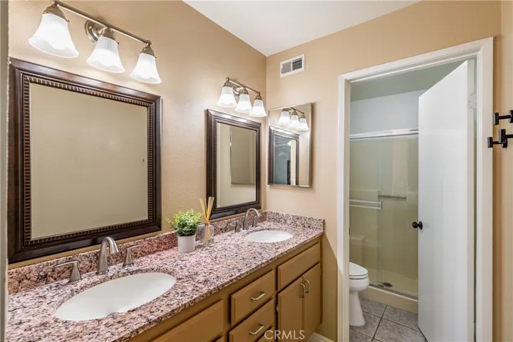 Remodeled bathrooms.