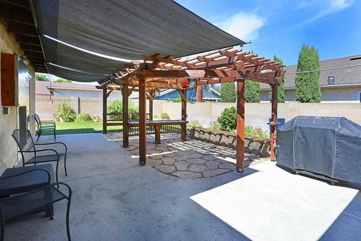 View of the Patio area