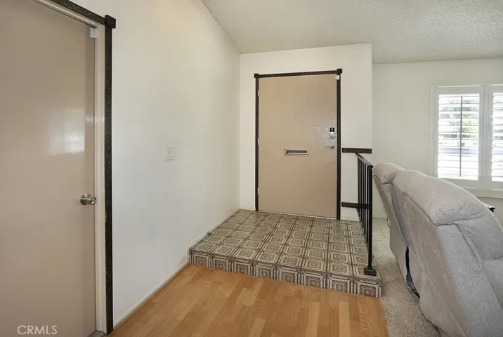 Entry with slight step down