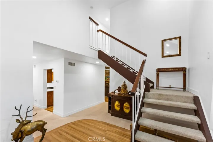 Light, bright, fresh paint add to this open floor plan