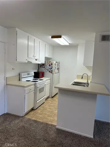 Kitchen off dining area