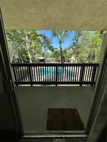 Rebuilt balcony with a view