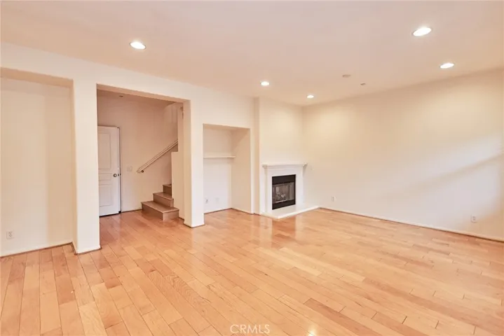 family  room with fire place