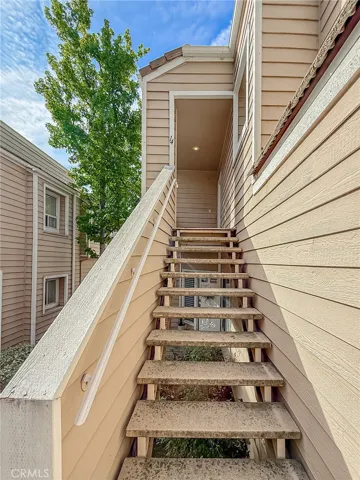 Staircase to unit