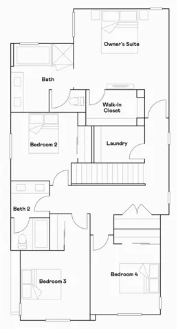 Residence 3 - level 2 floorplan