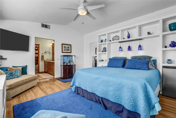 Master Bedroom, direct access to private Bathroom, and walk in closet