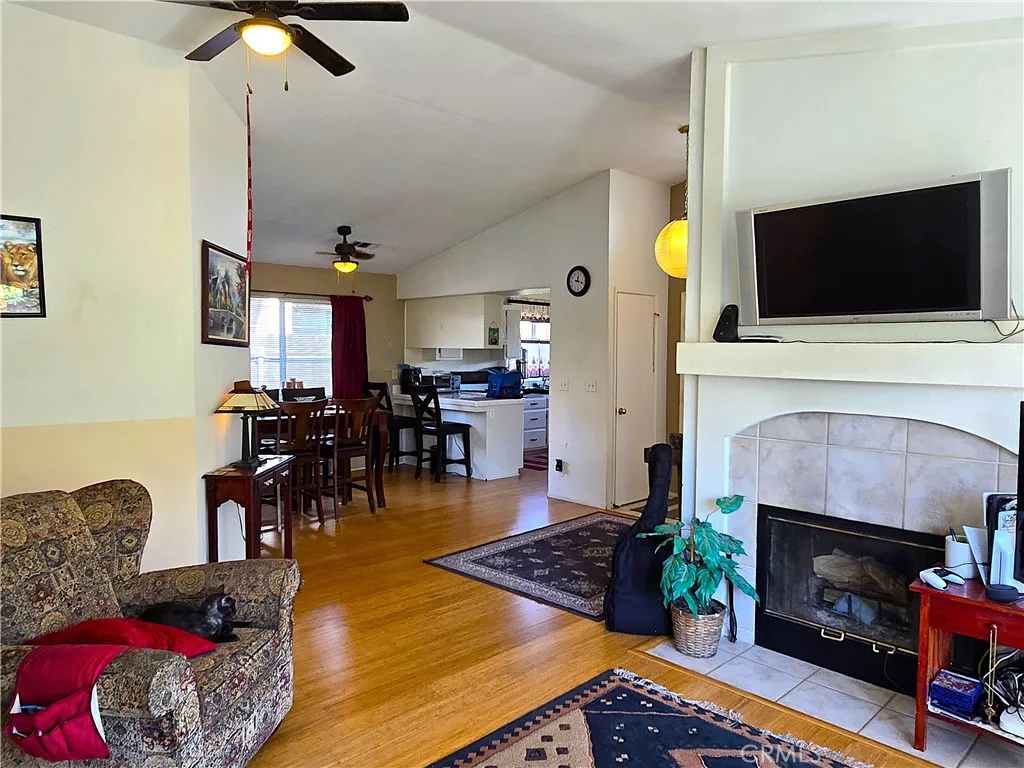 Ceiling fans provide efficient cooling, while the gasjet fireplace adds quick, reliable warmth—delivering comfortable living year-round.