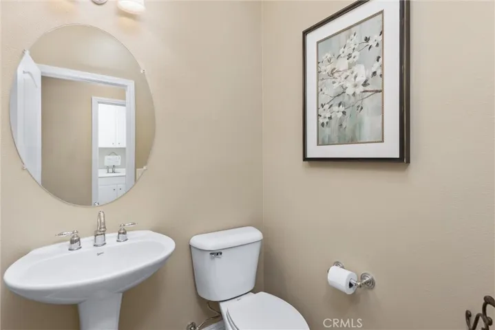 Downstairs powder room