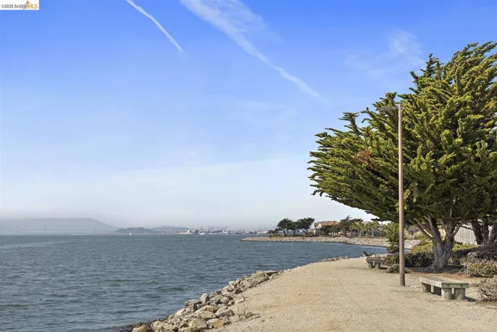 Water view featuring mountains