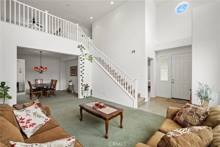 Stairs have view to the downstairs for a even more wonderful open feel!