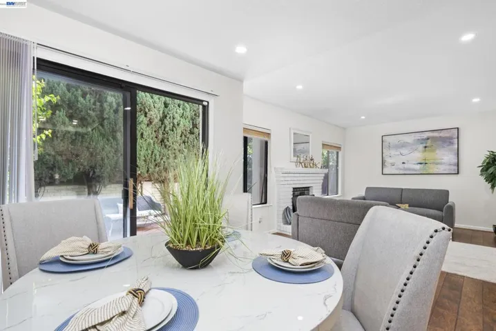 Living area with direct patio access for indoor-outdoor flow