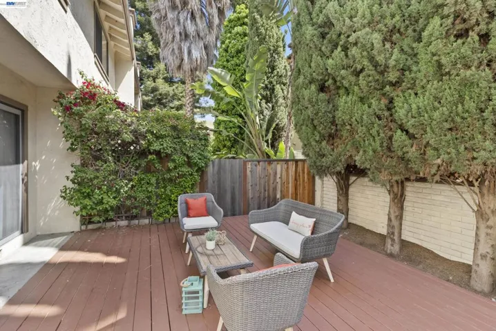 Private outdoor area for entertaining