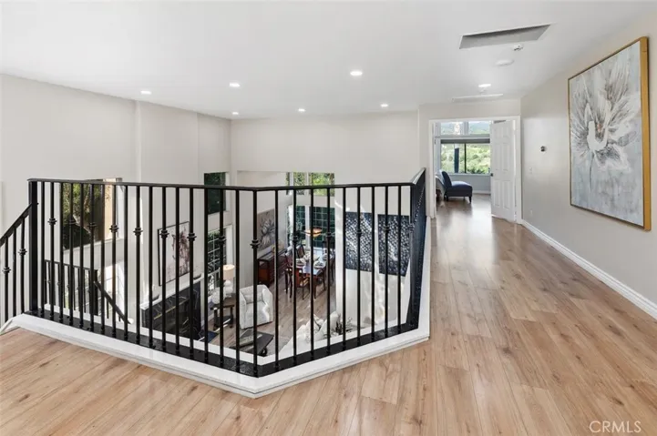 Wrought iron staircase