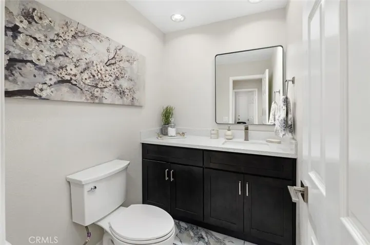 Main floor remodeled powder room