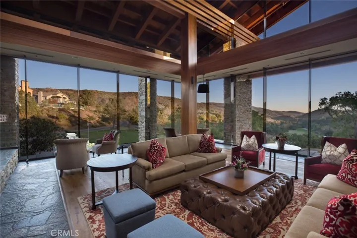 Beautiful seating area inside the Clubhouse