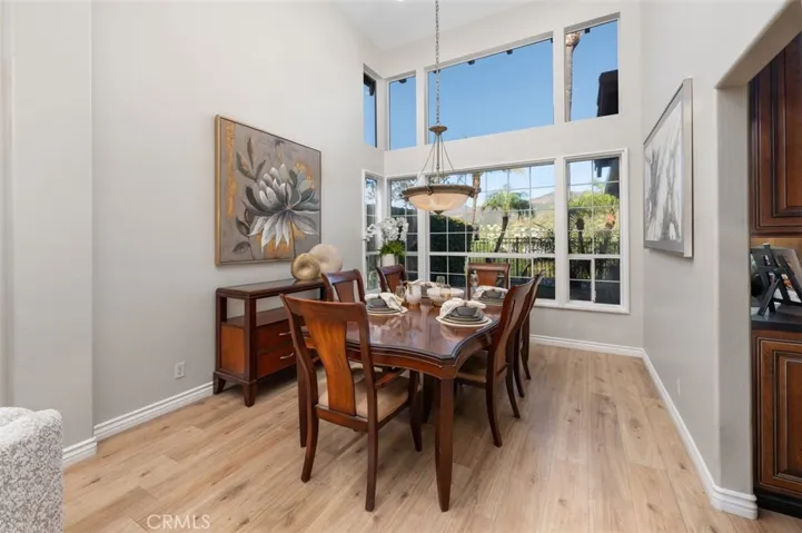 Enjoy meals together in the dining room