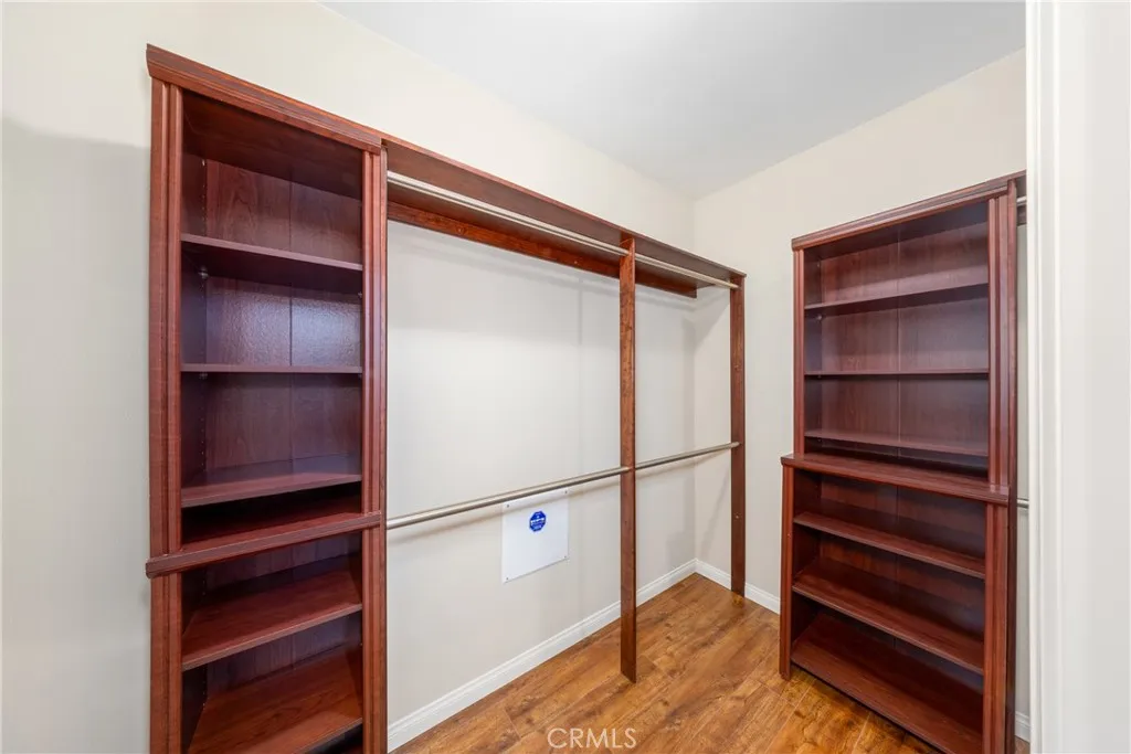 Double door in the Master bedroom closet