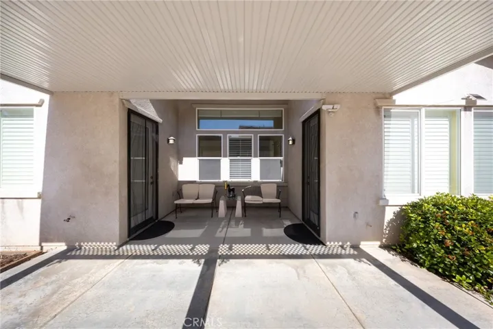 backyard with covered patio