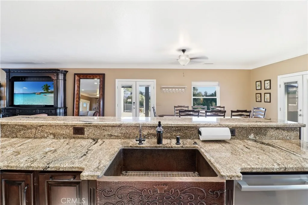 Custom Kitchen Overlooking Dining Area