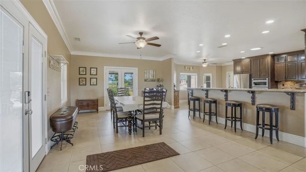 View of Dining Room From Living Room