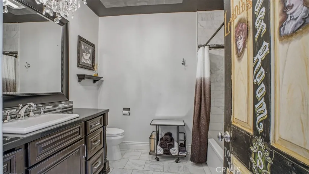Hall Bathroom With Custom Vanity