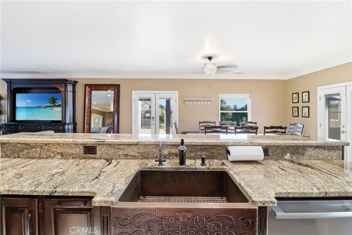 Custom Kitchen Overlooking Dining Area