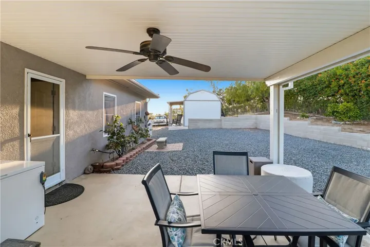 Patio With Fans & Lights