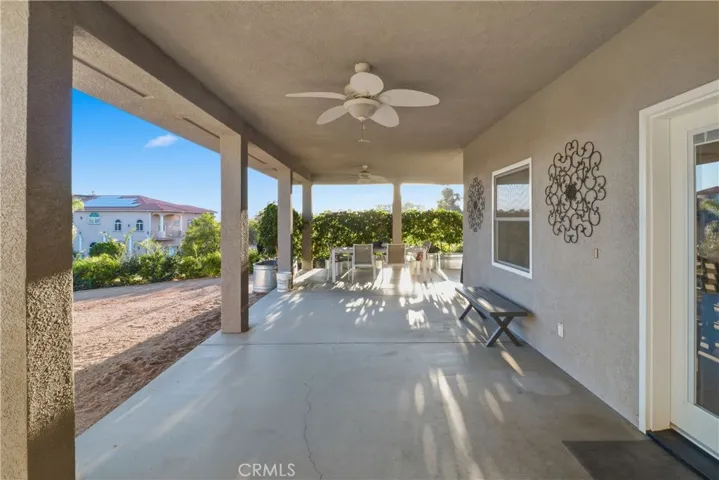 Patio With Fans & Lights for Outdoor Living