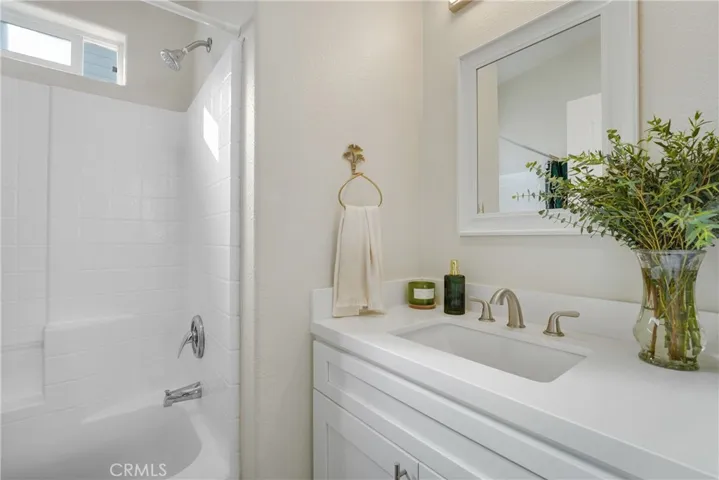 Clean, well-maintained bathroom with updated finishes