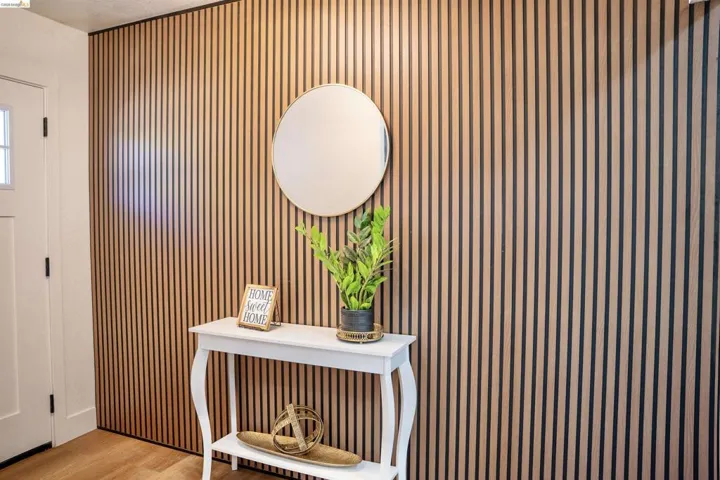 Detailed view of wood finished floors