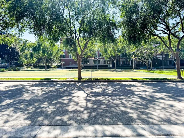 Crescent Park -directly across from parking garage and Lobby with mailboxes