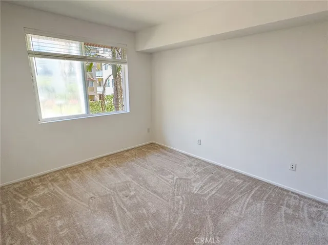 Bedroom with new blinds
