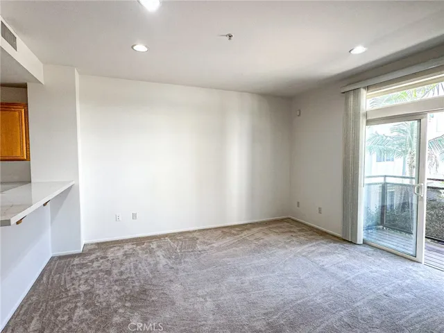 Living Room and sliding doors to balcony