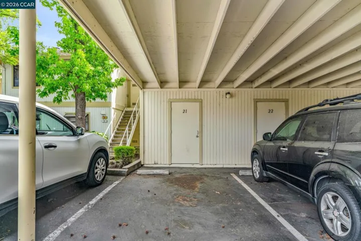 Assigned space with storage closet, just a few steps away from unit.