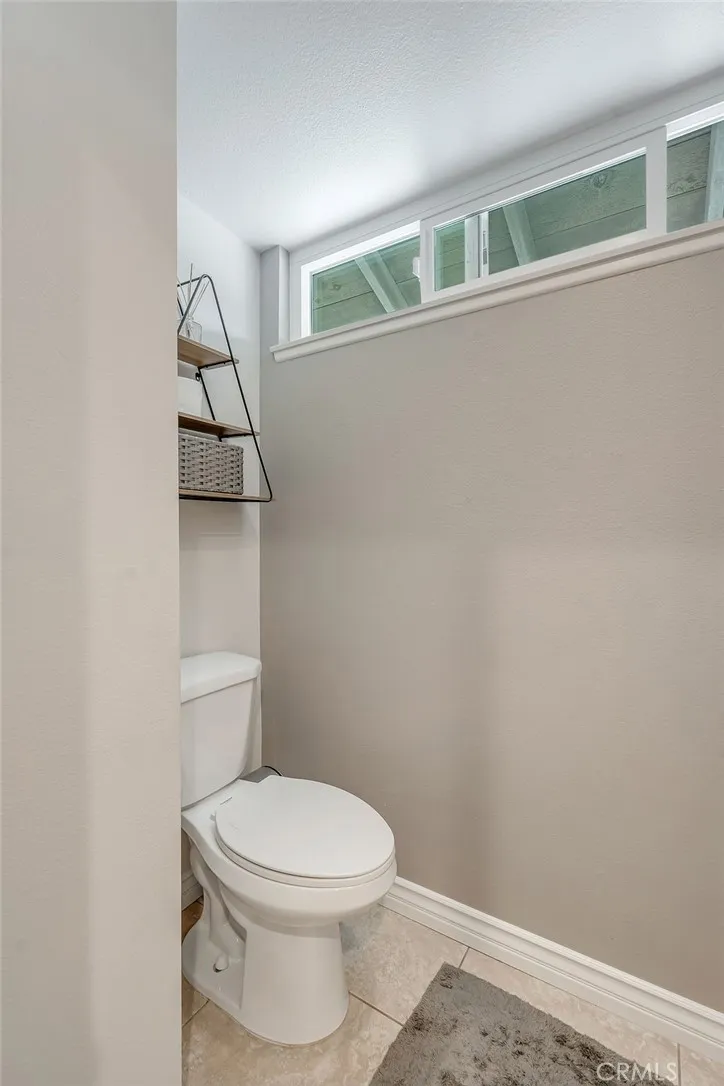 Primary bathroom water closet (toilet room)