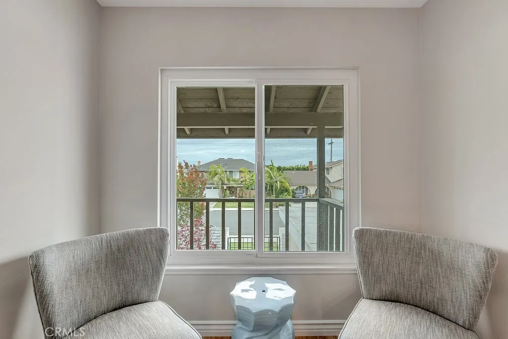 Upstairs hallway reading nook