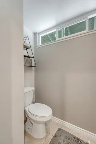 Primary bathroom water closet (toilet room)