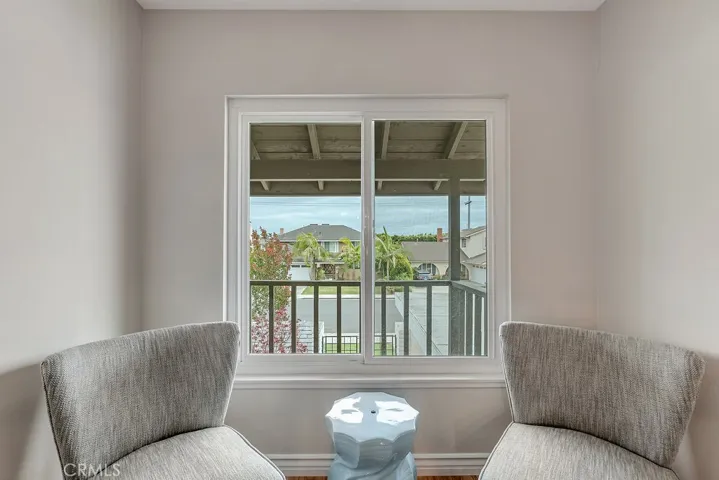 Upstairs hallway reading nook